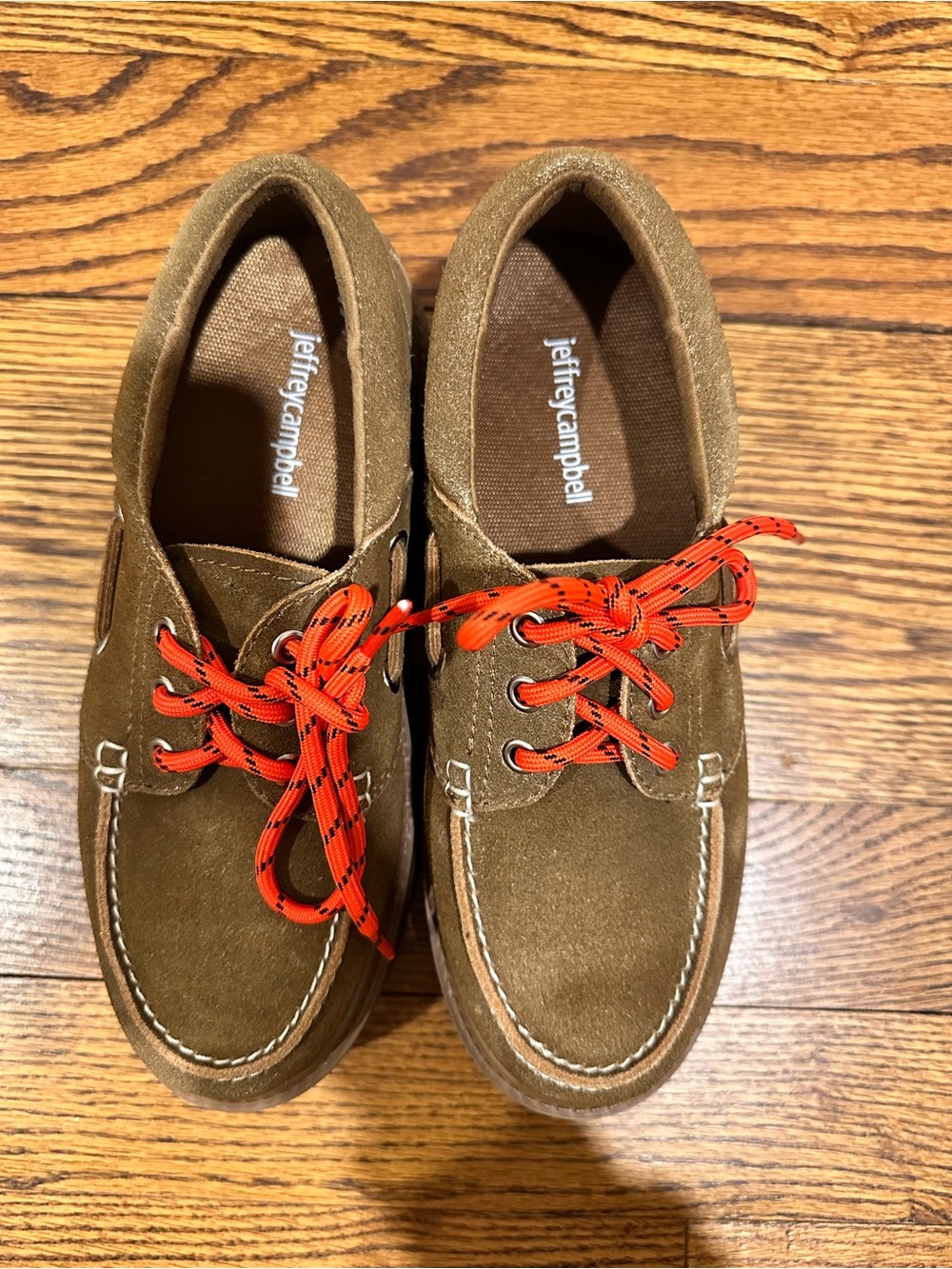 Jeffrey Campbell Crushed-T Lug Platform Boat Shoes - Picture 4 of 9